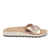 Synthetic Woman Slipper Dark Gold